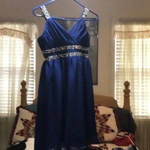 Royal blue dress